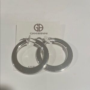 Giani Bernini Silver Hoop Earrings